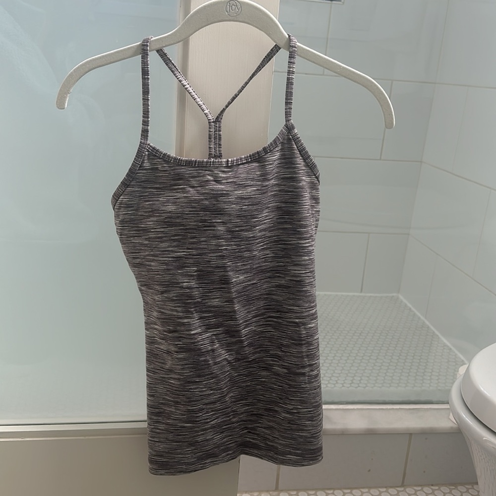 LULULEMON ATHLETICA | Racer Back Gray Tank Top